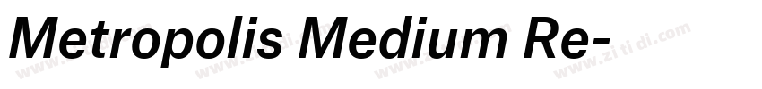 Metropolis Medium Re字体转换 Metropolis Medium Re字体转换